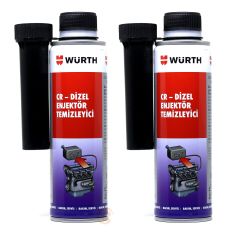 2X Würth Dizel Enjektör Temizleyici Performans İyileştirici 300ml