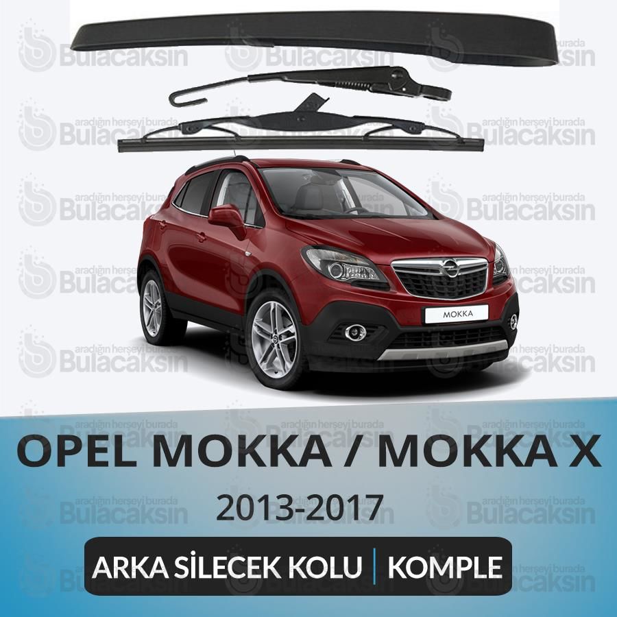 Opel Mokka / Mokka X Komple Arka Silecek Kolu Ve Süpürgesi