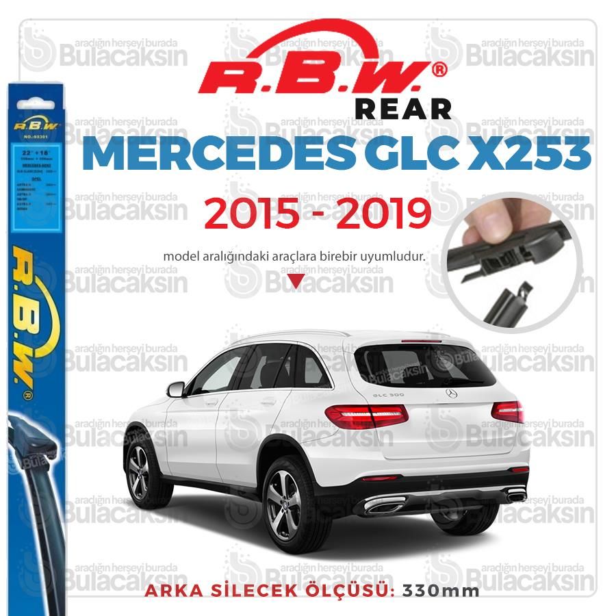 RBW Arka Silecek Mercedes Benz GLC x253 2015-2019 ile uyumlu