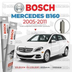 Mercedes B160 (W245) Muz Silecek Takımı (2005-2011) Bosch Aeroeco