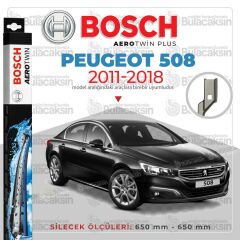 Bosch Aerotwin Muz Silecek Takımı Peugeot 508 2011-2017 ile uyumlu