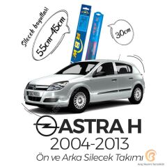 RBW Ön ve Arka Silecek Seti Opel Astra H 2004-2013 ile uyumlu