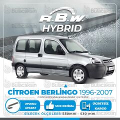 Citroen Berlingo Ön Silecek Takımı (1996-2007) RBW Hibrit