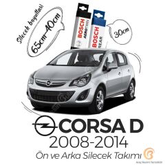Bosch Aerotwin Ön-Arka Silecek Takımı Opel Corsa D 2006-2014 ile uyumlu