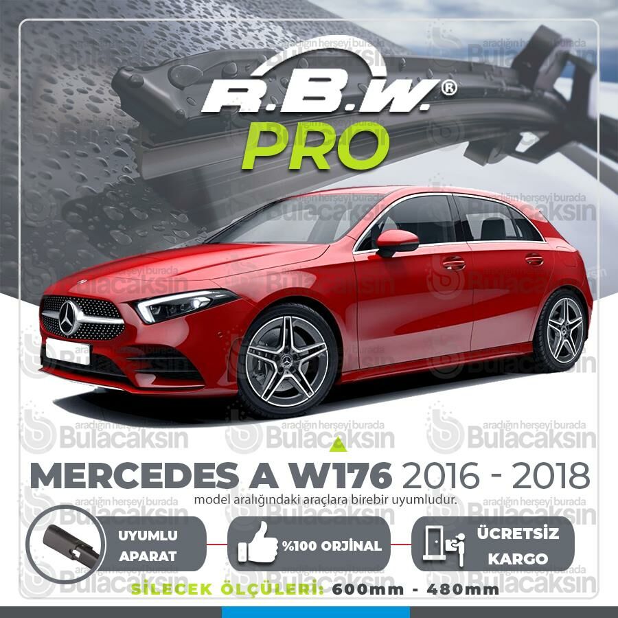 Mercedes A Serisi W176 Muz Silecek Takımı (2016-2018) RBW PRO