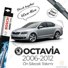 Bosch Aerotwin Muz Silecek Takımı Skoda Octavia 2006-2012 ile uyumlu