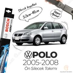 Bosch Aerotwin Muz Silecek Takımı Volkswagen Polo 2005-2008 ile uyumlu