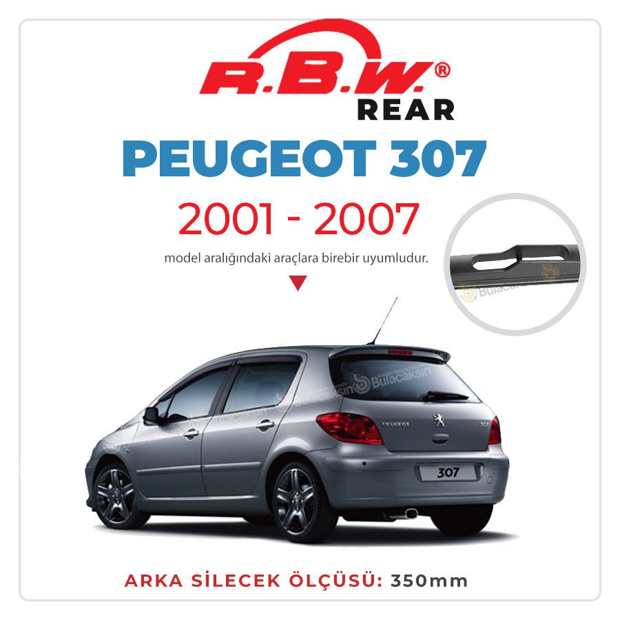 Peugeot 307 Arka Silecek (2001-2007) RBW