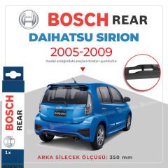 Bosch Rear Arka Silecek Daihatsu Sirion 2005-2009 ile uyumlu
