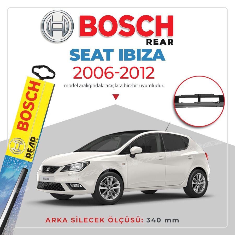 Bosch Rear Arka Silecek Seat ibiza 2006 - 2011 ile uyumlu