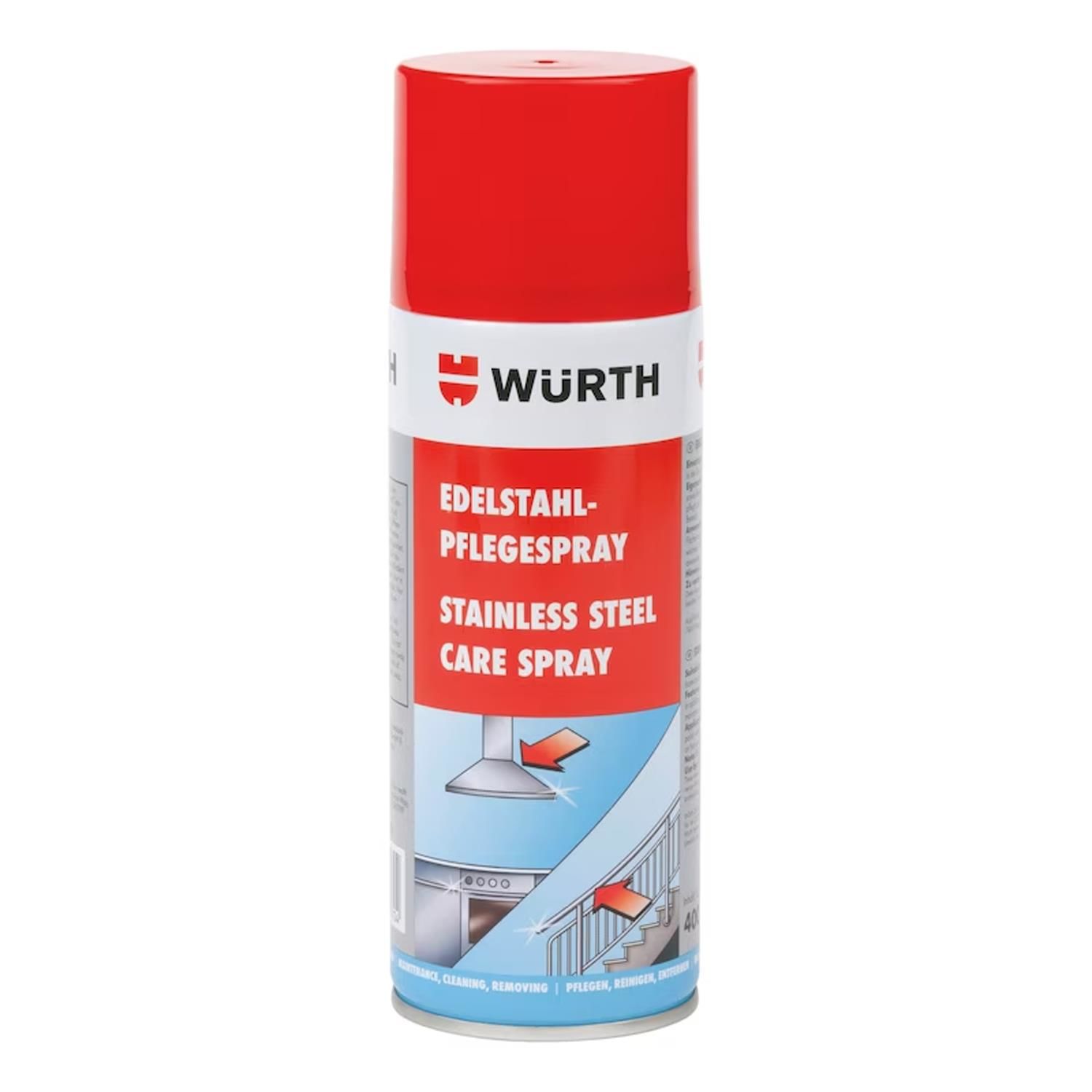 Würth Paslanmaz Çelik Bakım Spreyi ve Ankastre Parlatıcı 400 ML