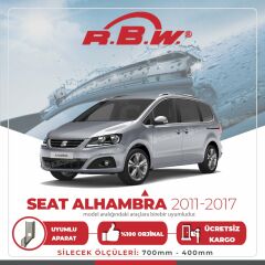 RBW Muz Silecek Takımı Seat Alhambra 2011-2017 ile uyumlu