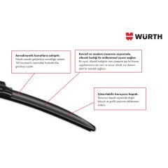 Würth Muz Silecek Takımı Opel Vectra C 2004-2008 ile uyumlu