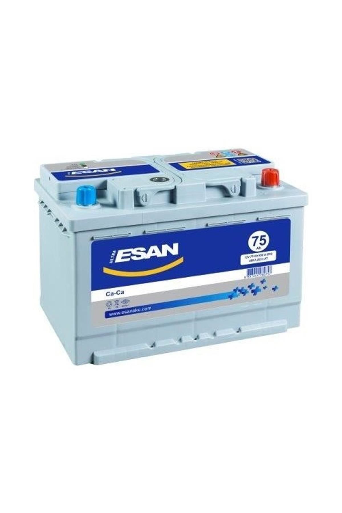 ESAN 50751100109 Akü (12V - 75 Ah) L3 (278×175×190) Tam Kapalı Tırnaksız