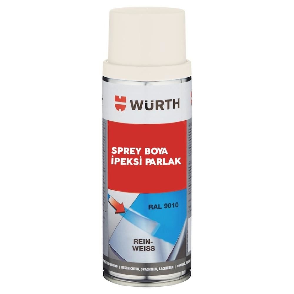 Würth Sprey Tampon Boya RAL9010 İpeksi Sütbeyaz 400 ml