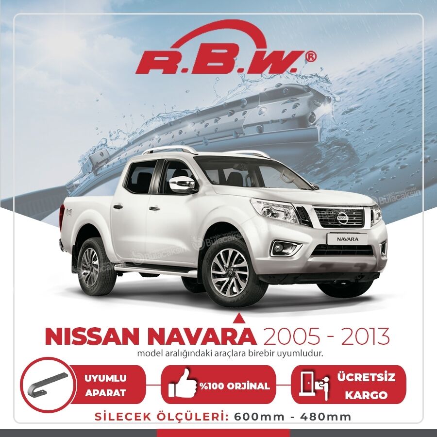 Nissan Navara Muz Silecek Takımı (2005-2013) RBW