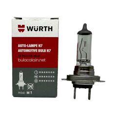 WÜRTH TEK FİLAMAN FAR AMPULÜ H7-12V-55W