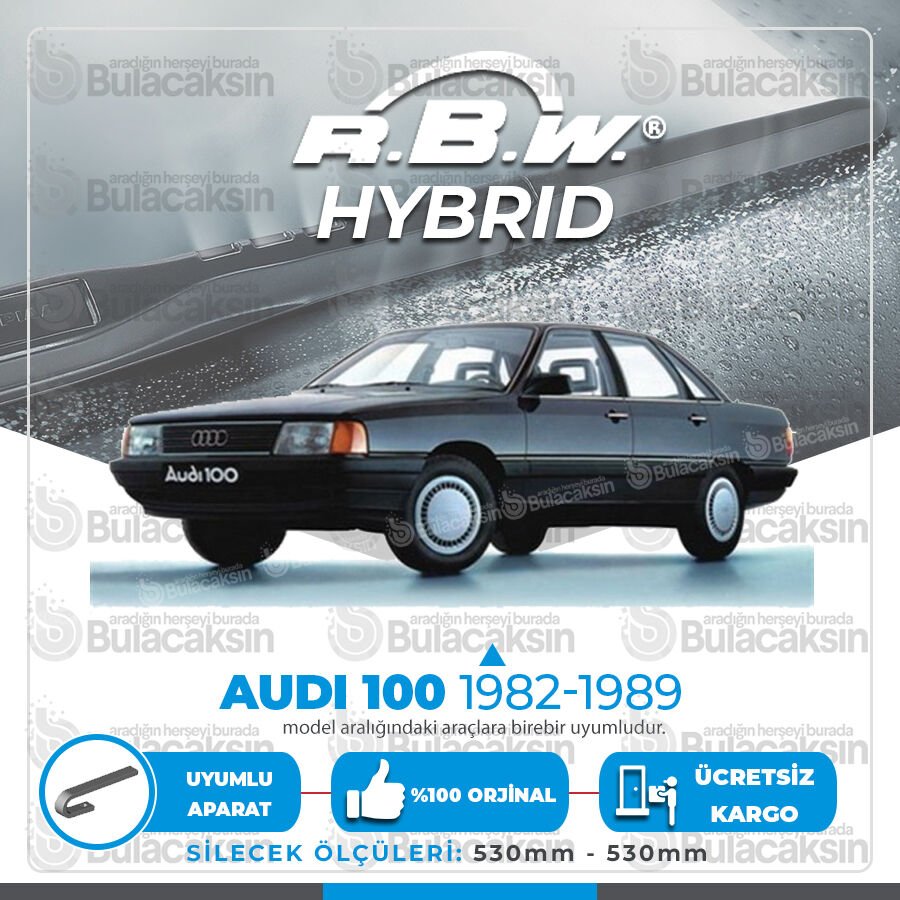 Audi 100 Ön Silecek Takımı (1982-1990) RBW Hibrit