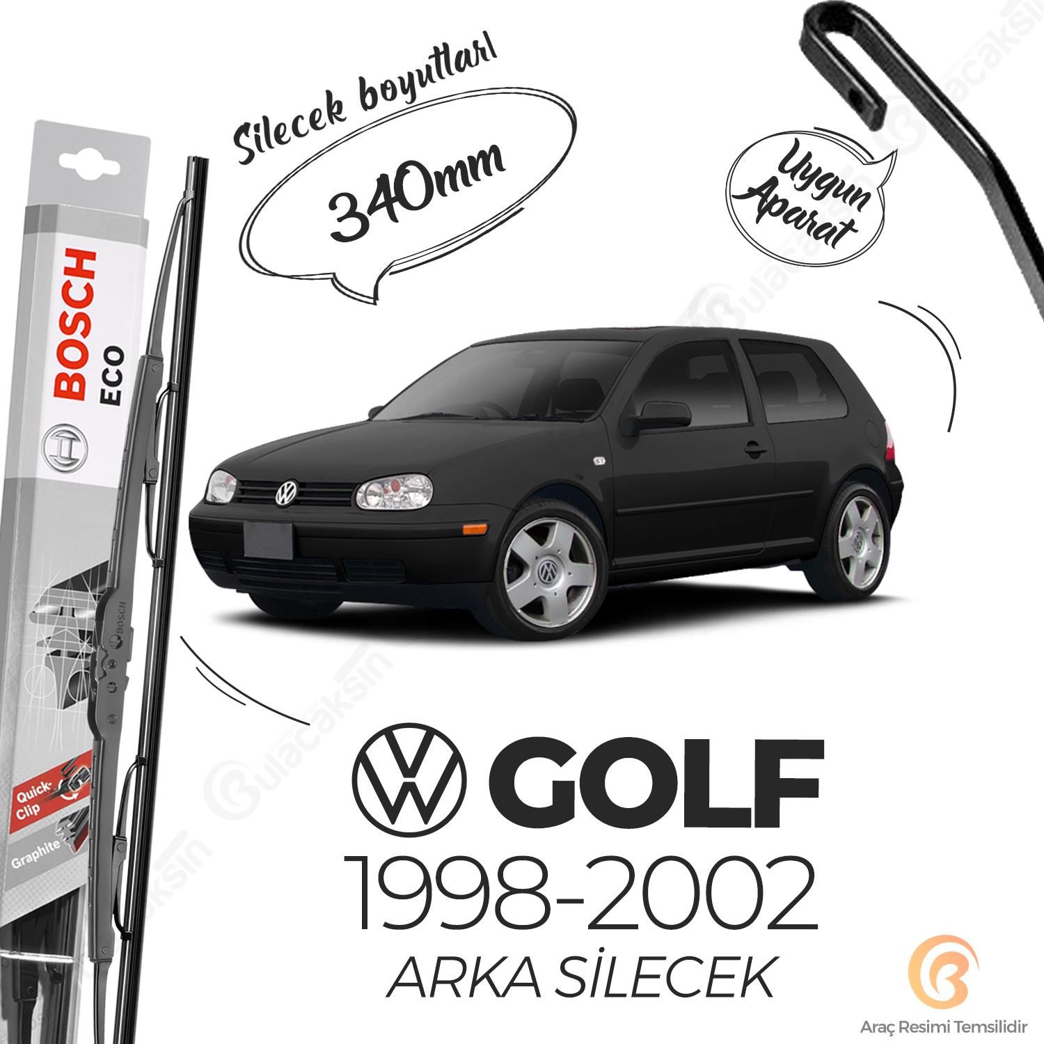 Bosch Eco Arka Silecek Volkswagen Golf 4 1998 -2002 ile uyumlu