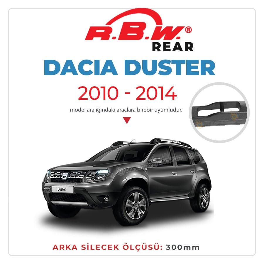 RBW Arka Silecek Dacia Duster 2010-2014 ile uyumlu