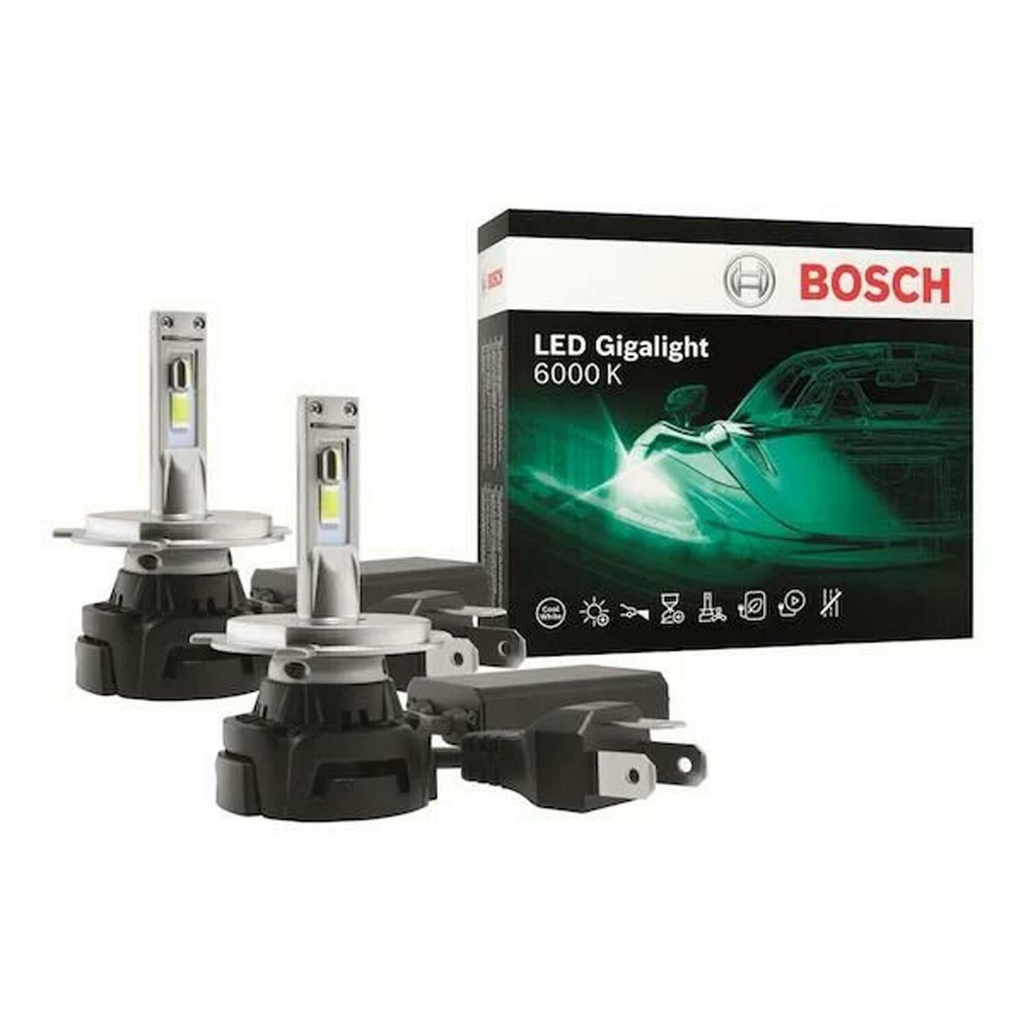 Bosch Gigalight H4 12v Led Xenon 6000k Beyaz Işık Canbus