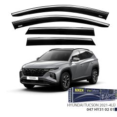 Niken Kromlu Cam Rüzgarlığı Hyundaı Tucson 2021 ve Sonrası ile uyumlu