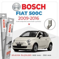 Fiat 500C Muz Silecek Takımı (2009-2016) Bosch Aeroeco