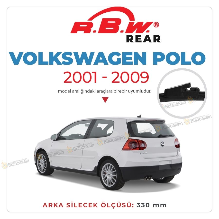 RBW Arka Silecek Volkswagen Polo 2001-2005 ile uyumlu