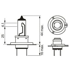 Bosch H7 Ampul 12V 55W 2 ADET 1987302804