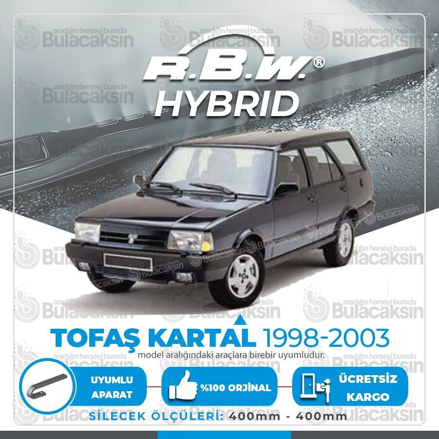 Tofaş Kartal Ön Silecek Takımı (1982-2003) RBW Hibrit