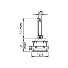 Bosch Xenon White D1S Zenon Ampul 6000K - 2 ADET