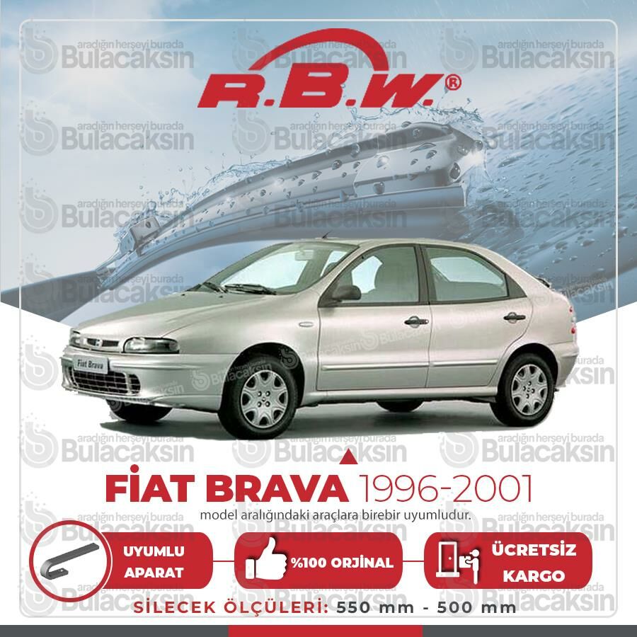 Fiat Brava Muz Silecek Takımı (1996-2001) RBW