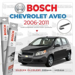 Chevrolet Aveo HB Muz Silecek Takımı (2006-2011) Bosch Aeroeco