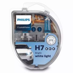 Philips Crystal Vision H7 Ampul 12V 55W 12972CVSM - 2'li Ampul