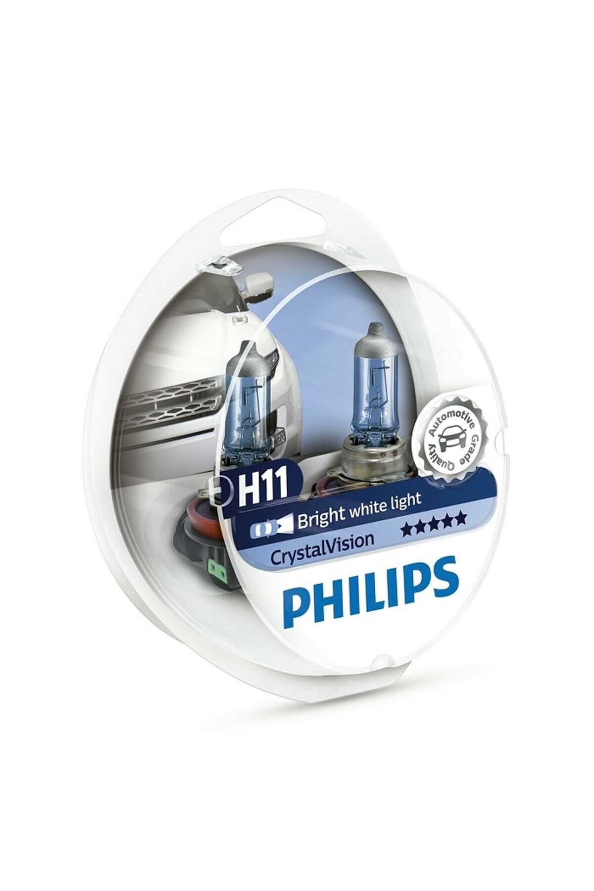 Philips Crystal Vision H11 Ampul 12V 55W 12362CVSM - 2'li Ampul