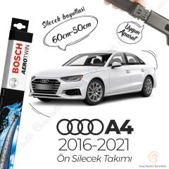 Bosch Aerotwin Muz Silecek Takımı Audi A4 B9 2016-2021 ile uyumlu