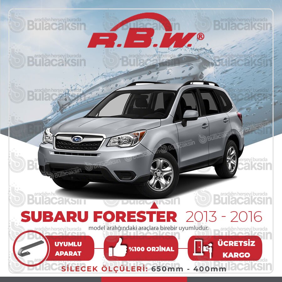 Subaru Forester Muz Silecek Takımı (2013-2016) RBW