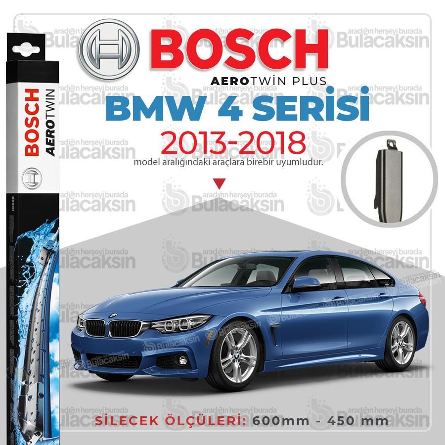 Bosch Aerotwin Muz Silecek Takımı Bmw 4 F32/F33/F36 2013-2018 ile uyumlu