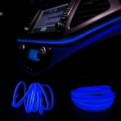 Araç İçi Torpido Ledi - İp Led - Neon Led - Şerit Led / MAVİ