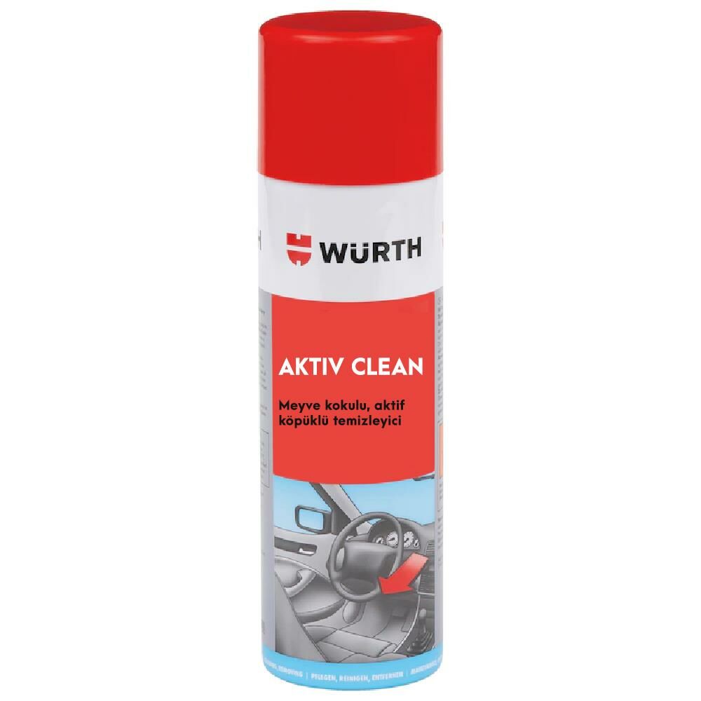 Würth Activ Clean Araç İçi Aktif Temizleme Köpüğü 500 ml