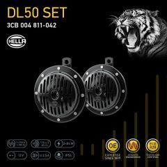 Hella DL50 Süperton Korna İkili Set 12V 310-380 Hz 114 dB