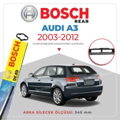 Bosch Rear Arka Silecek Audi A3 2003-2012 ile uyumlu