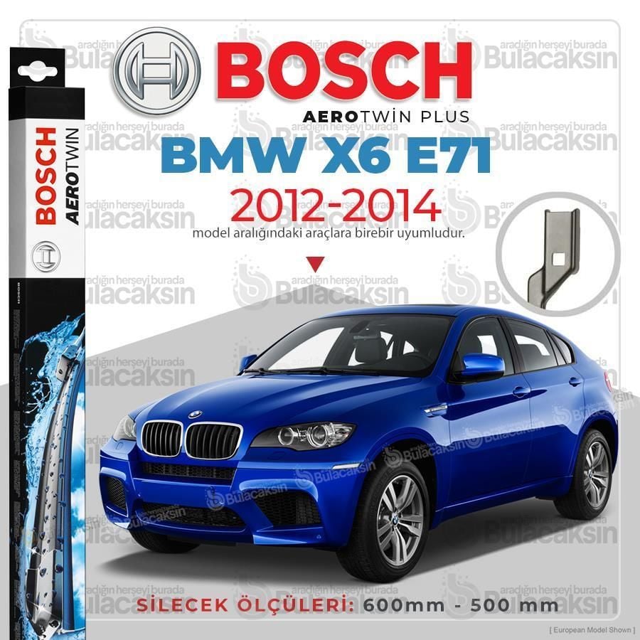 Bmw X6 E71 Muz Silecek Takımı (2012-2014) Bosch Aerotwin