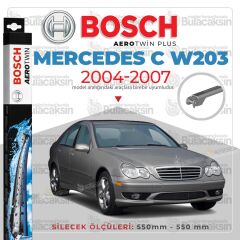 Bosch Aerotwin Muz Silecek Takımı Mercedes C W203 2004-2007 ile uyumlu
