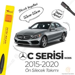 İnwells Muz Silecek Takımı Mercedes C W205 2015-2019 ile uyumlu