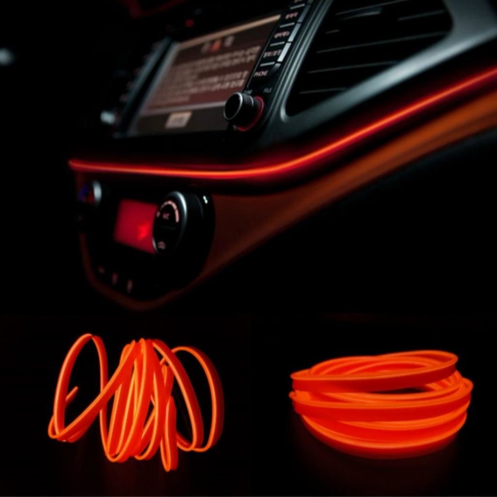Araç İçi Torpido Ledi - İp Led - Neon Led - Şerit Led / TURUNCU