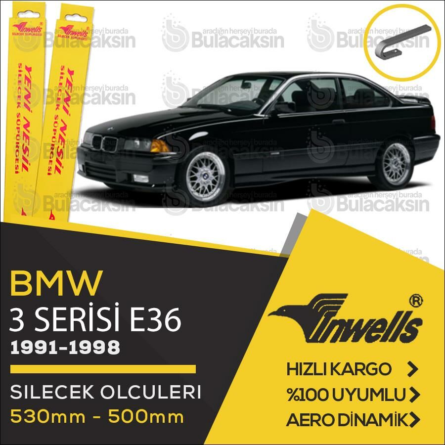 Bmw 3 E36 Muz Silecek Takımı (1991-1998) İnwells