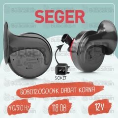 Citroen C3 Seger Dadat Korna DELPHI 1541 SOKETLİ 12V 335 Hz 118Db