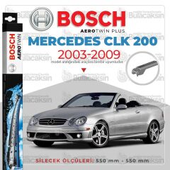 Bosch Aerotwin Muz Silecek Takımı Mercedes CLK 200 2003-2009 ile uyumlu
