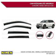 Niken Kromlu Cam Rüzgarlığı Suzuki G. Vitara 2016-2020 ile uyumlu